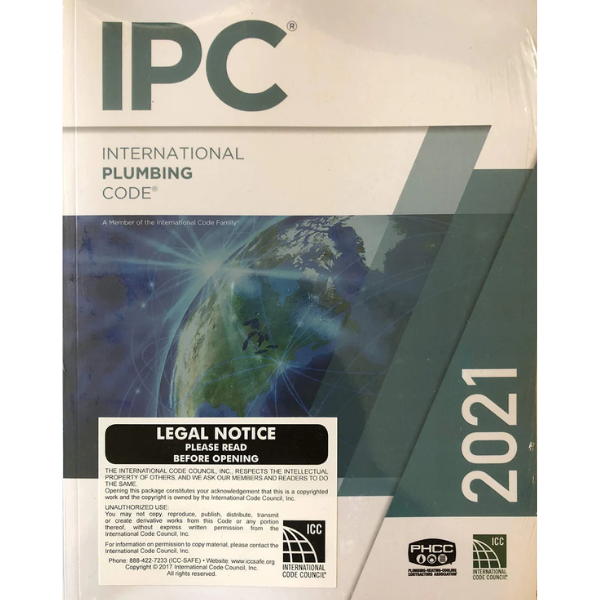 2021 International Plumbing Code (International Code Council Series) | IPC 2021 | 1st Edition Paperback
