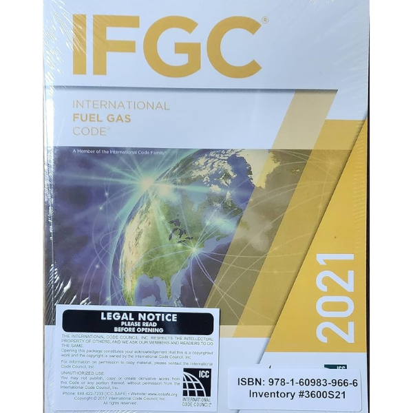 2021 International Fuel Gas Code (International Code Council Series) | IFGC 2021 | 1st Edition Paperback